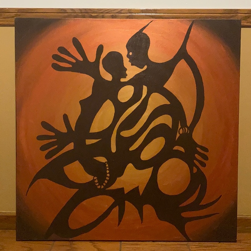 African Unity Acrylic Painting